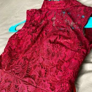 Maroon Prom Dress